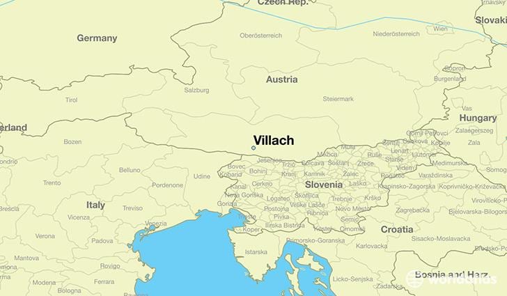 ನಕ್ಷೆ villach ಆಸ್ಟ್ರಿಯಾ