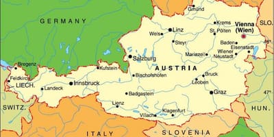 ಆಸ್ಟ್ರಿಯಾ ಆಯ್ಕೆಯನ್ನು ನಕ್ಷೆ