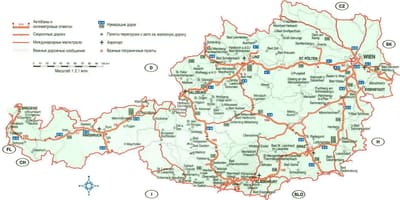 ಆಸ್ಟ್ರಿಯಾ ಪ್ರಯಾಣ ನಕ್ಷೆ