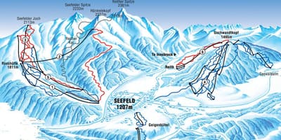 ನಕ್ಷೆ seefeld ಆಸ್ಟ್ರಿಯಾ