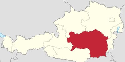 ನಕ್ಷೆ ಸ್ಟಿರಿಯ ಆಸ್ಟ್ರಿಯಾ