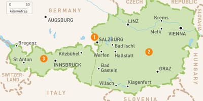 ನಕ್ಷೆ bregenz ಆಸ್ಟ್ರಿಯಾ
