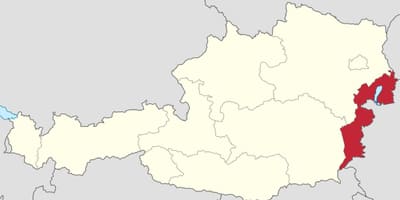 ನಕ್ಷೆ burgenland ಆಸ್ಟ್ರಿಯಾ