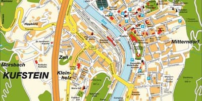 ನಕ್ಷೆ kufstein ಆಸ್ಟ್ರಿಯಾ