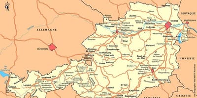 ನಕ್ಷೆ wien ಆಸ್ಟ್ರಿಯಾ
